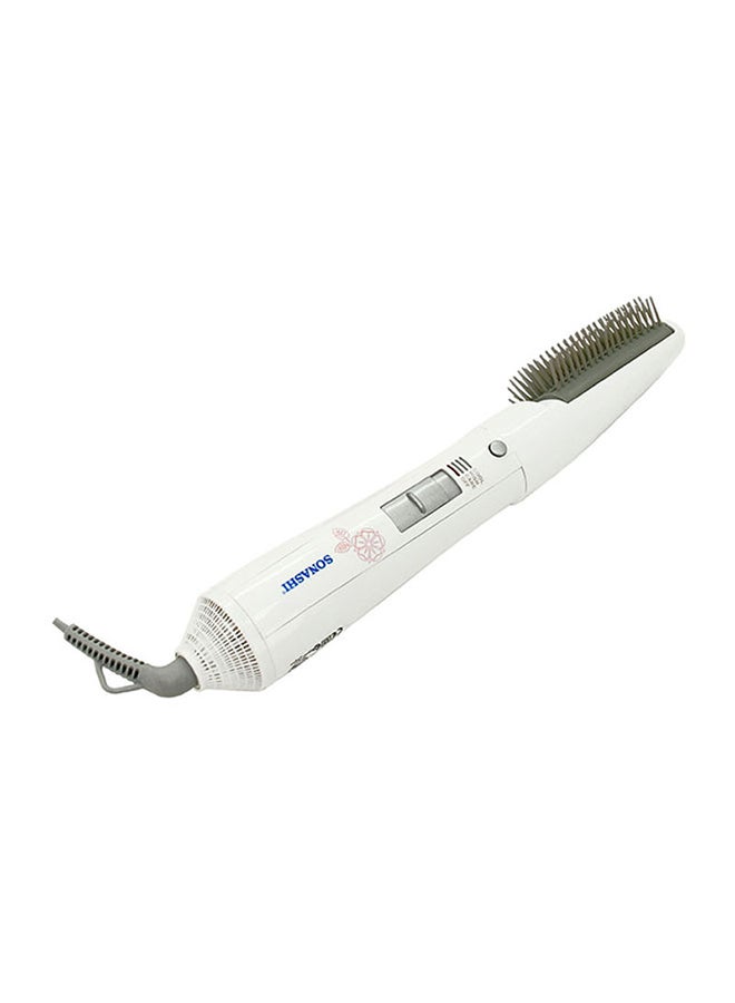 SONASHI - 7-in-1 Hair Styler 550W with Detachable Brushes | Cool/High/Care/Off Setting | Featured with 360°C Swivel Cord And Overheat Protection | Elegant Design with Salon-quality Results White/Grey - Image 1