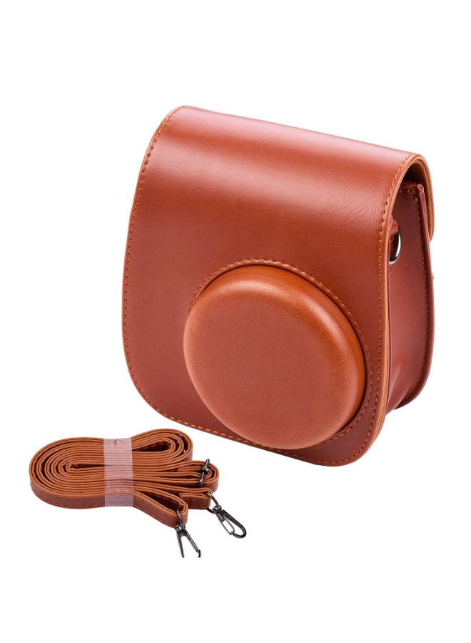 Instant Portable Camera Bag With Shoulder Strap Brown - Image 1