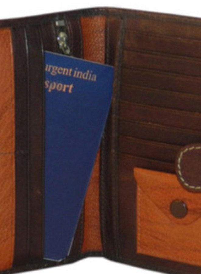 حقيبة سفر متعددة الوظائف بني/برتقالي - Image 2