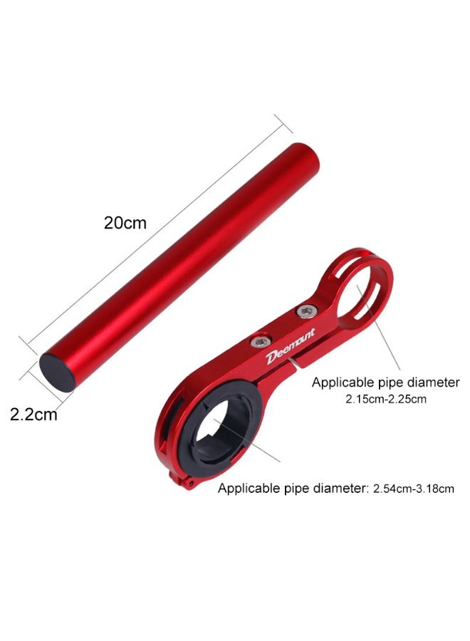 Generic Mountainous Bicycle Handlebar Extension Frame Flashlight Bracket 25 x 2cm  - Image 3