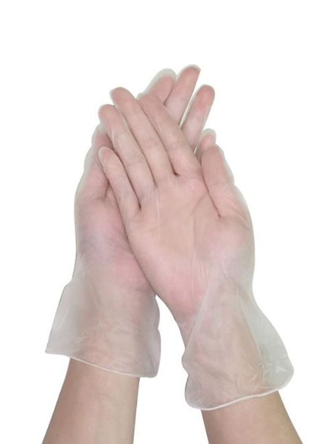 100-Piece Thicken Disposable Waterproof Gloves 27*8*27cm - Image 1