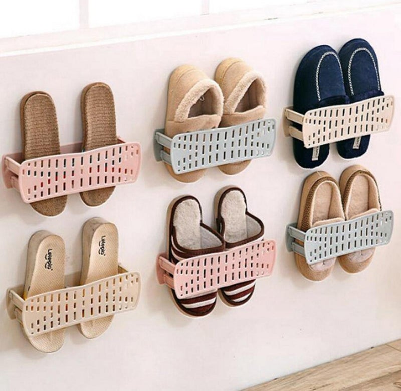 Wall Mounted Shoe Organizer Pink 14.5 x 7.8cm - Image 2