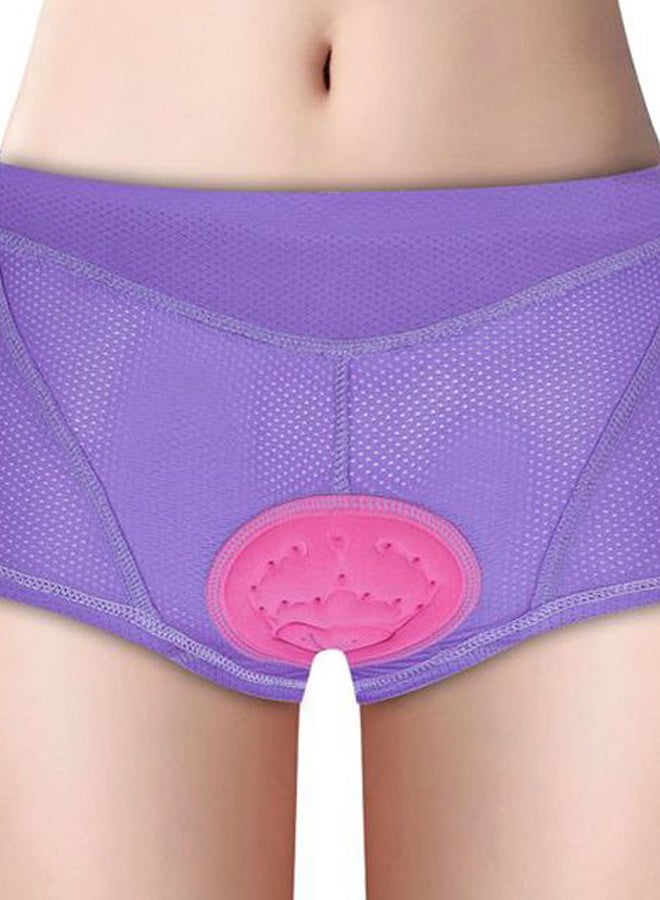 شورت من قماش شبكي جيد التهوية وبه وسادة مبطنة من الجل ثلاثية الأبعاد - Image 3