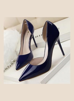 Generic High Heel Ladylike Pumps Sapphire Blue 