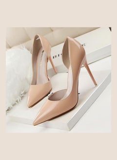 Generic High Heel Ladylike Pumps Beige 