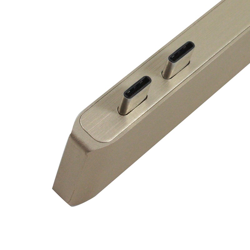 6 in 1 Multiport USB Type-c Hub Adapter Card Reader & HUB with Micro SD/TF & SD Card Slot Multicolour - Image 2