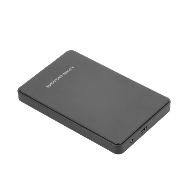 Generic - USB 2.0 Portable Mobile HDD External Hard Drive Disk Case Black - Image 1