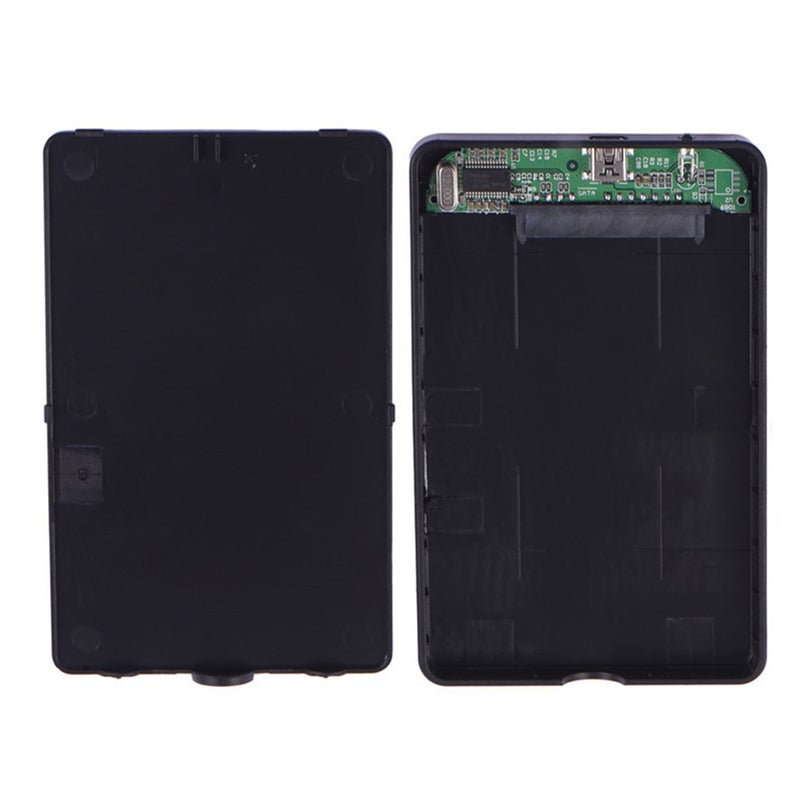 Generic - USB 2.0 Portable Mobile HDD External Hard Drive Disk Case Black - Image 1