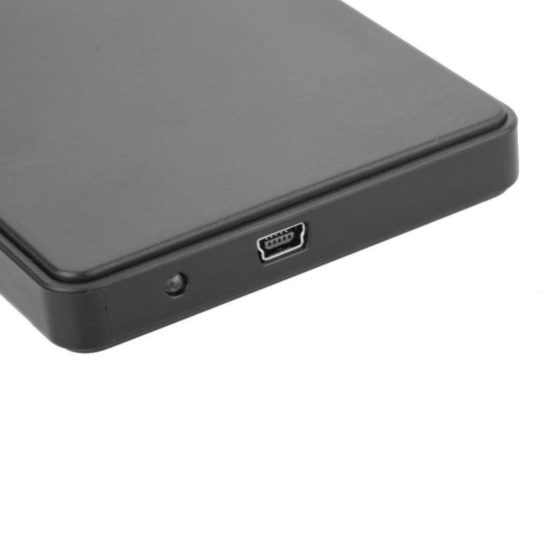 Generic - USB 2.0 Portable Mobile HDD External Hard Drive Disk Case Black - Image 1