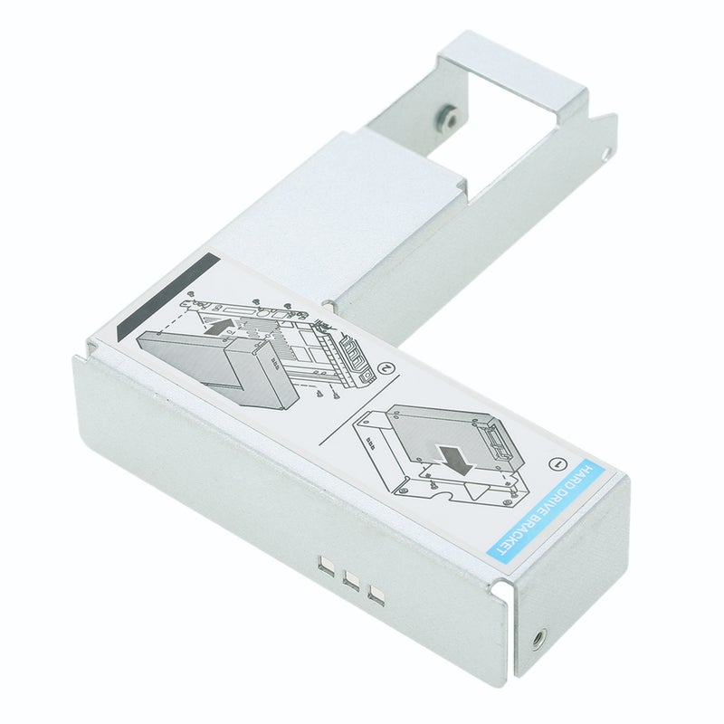 Generic 3.5" to 2.5" Adapter Hard Drive Tray Caddy Bracket for Dell F238F White  - Image 1