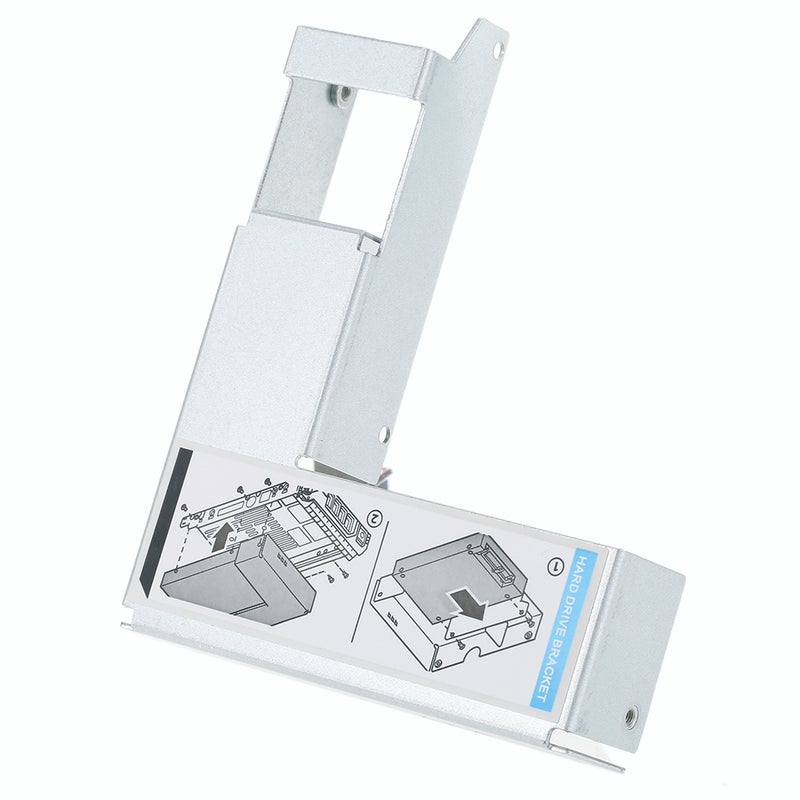 Generic 3.5" to 2.5" Adapter Hard Drive Tray Caddy Bracket for Dell F238F White  - Image 3