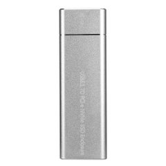 ماركة غير محددة حافظة هارديسك M.2 M Key NVMe بسرعة 10 جيجابت في الثانية فضي  - Image 1
