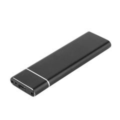 Generic USB 3.1 Type-C Converter Adapter Enclosure Case M2 SSD Hard Disk Black  - Image 2