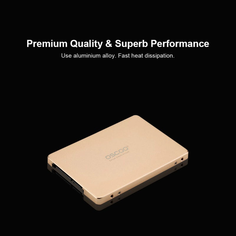OSCOO SATA III Disk for PC Laptop Desktop Gold  - Image 3