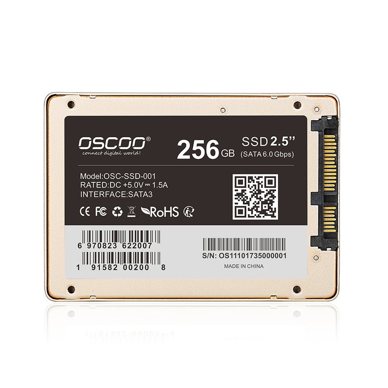 OSCOO SATA III Disk for PC Laptop Desktop Gold  - Image 2
