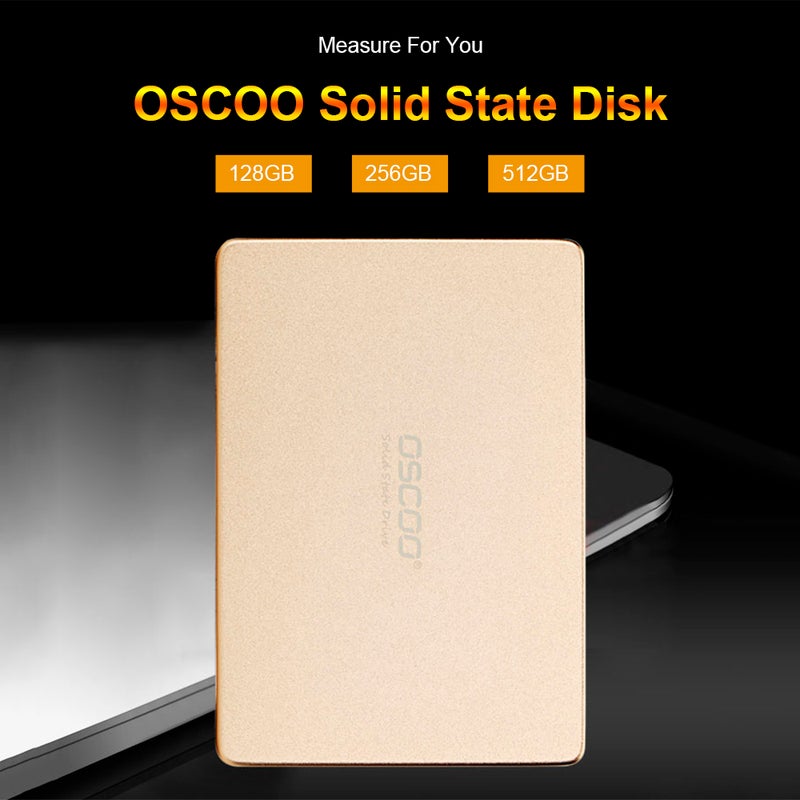 OSCOO SATA III Disk for PC Laptop Desktop Gold  - Image 4