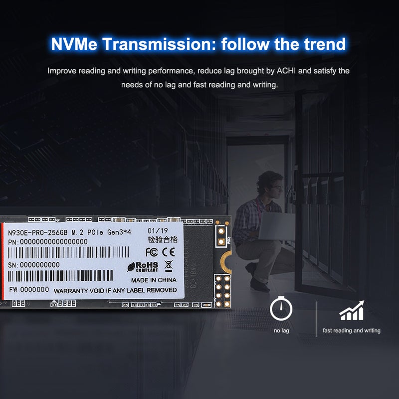 نيتاك - محرك أقراص صلبة نيتاك N930E برو M.2 2280 NVMe PCIe Gen3x4 3D MLC/TLC ناند فلاش . 512 GB - Image 1