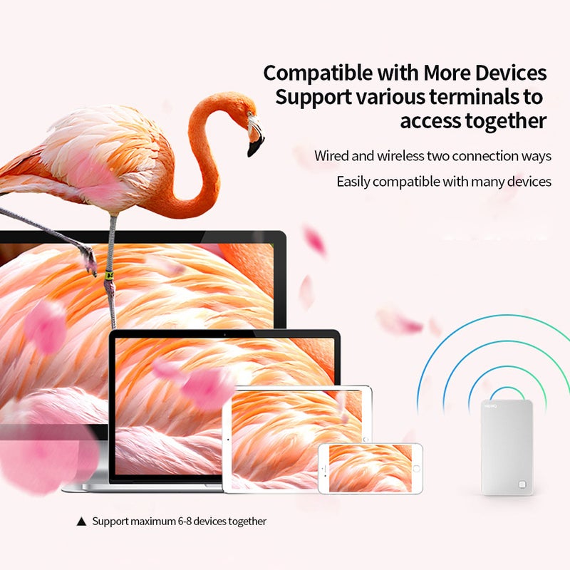 NewQ - NEWQ External Hard Drive Disk with WiFi 1.0 TB - Image 1