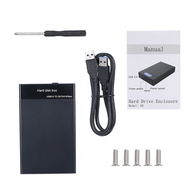Generic USB 3.0 Docking Station Hard Disk Case Black  - Image 4