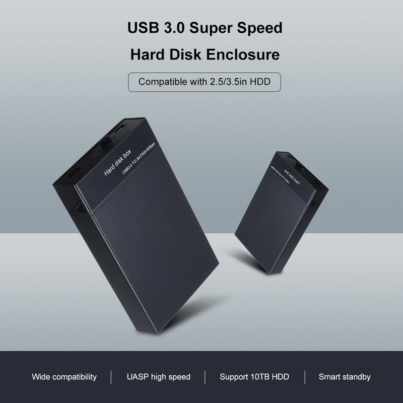 Generic - USB 3.0 Docking Station Hard Disk Case Black - Image 1