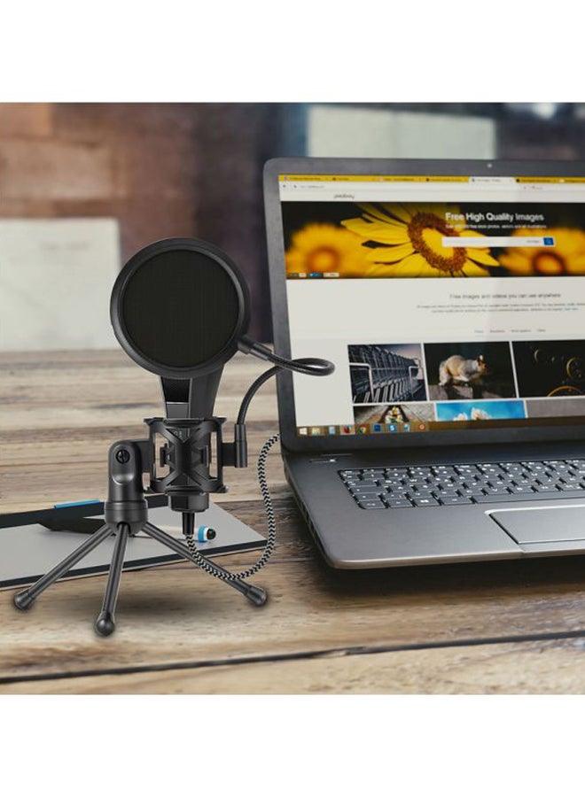 Yanmai - Detachable Desktop Microphone Tripod Black - Image 1