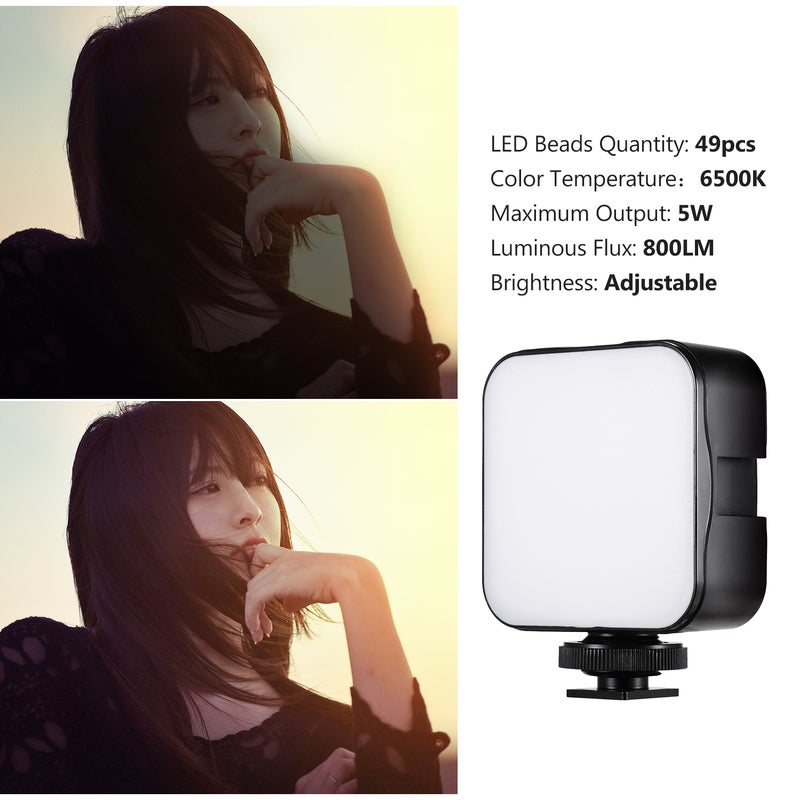 ANDOER Mini LED Video Light Photography Fill-in Lamp Black - Image 5