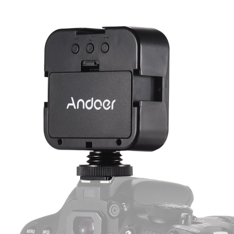 ANDOER Mini LED Video Light Photography Fill-in Lamp Black - Image 4
