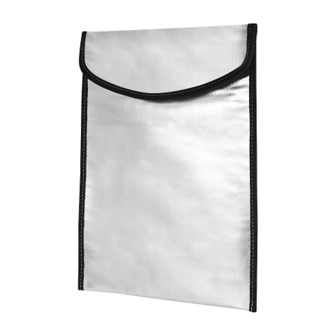 Fireproof Document File Bag Silver