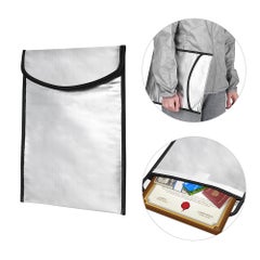 Generic Fireproof Document File Bag Silver  - Image 2