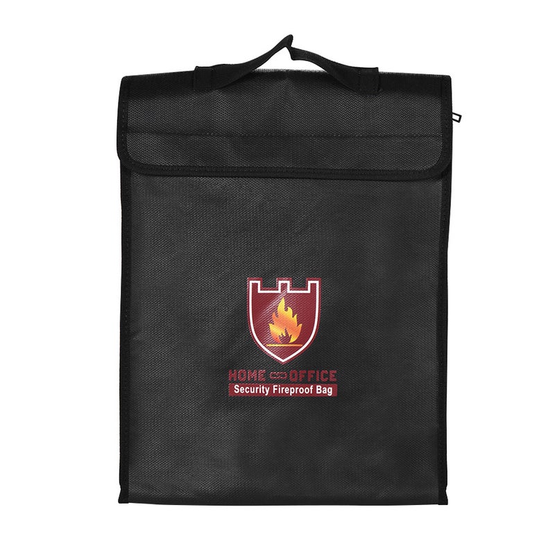 Generic - Fireproof Money Document File Bag Black - Image 1