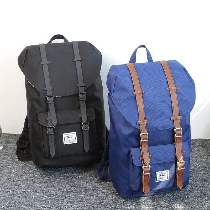 Euroamerican Fashionable Outdoor Men Shoulder Backpack Blue  - Image 2
