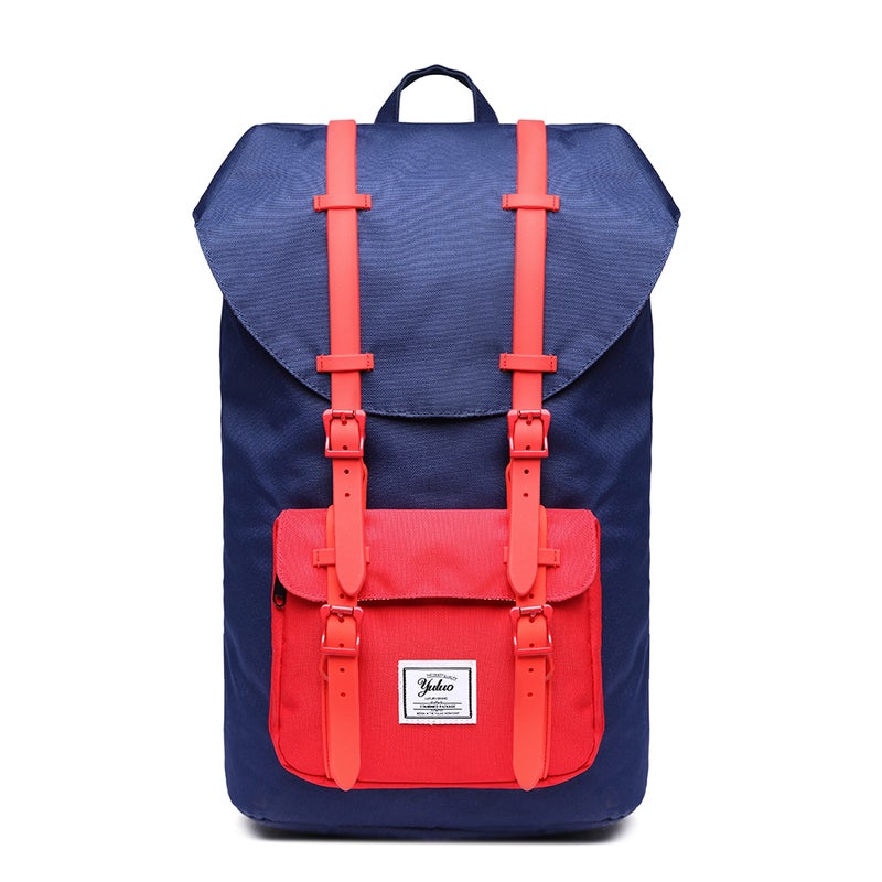 Euroamerican Fashionable Outdoor Men Shoulder Backpack Blue  - Image 5