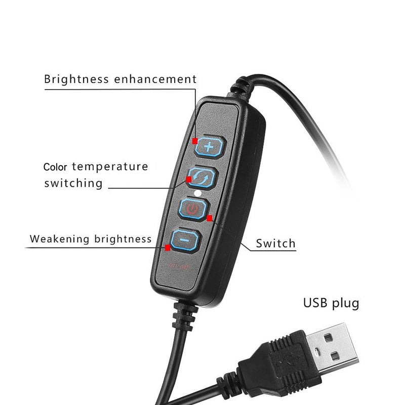 LED Ring Light with Stand Universal Phone Holder Kit Pink - Image 5