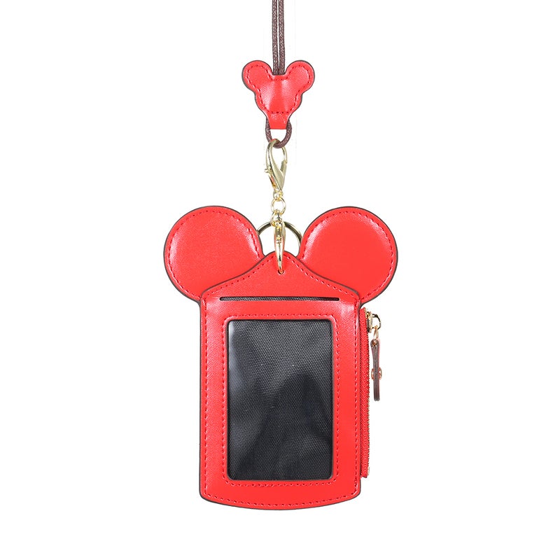Generic Cartoon Cute Holder Protector ID Credit Card Case Red  - Image 1