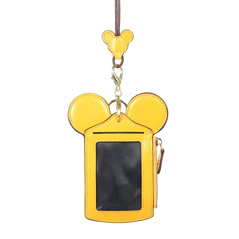 Generic Cartoon Cute Holder Protector ID Credit Card Case Yellow  - Image 1