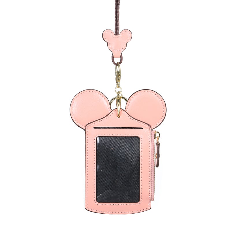 Generic Cartoon Cute Holder Protector ID Credit Card Case Pink  - Image 1