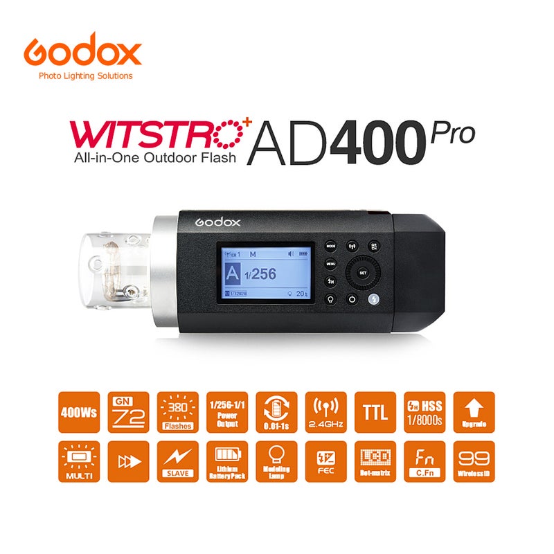 Godox WITSRO AD400Pro All-in-One Outdoor Flash Light - Image 2