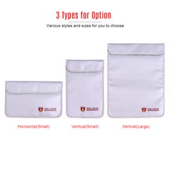 Generic Double Zipper Fireproof Document Bag Silver  - Image 3