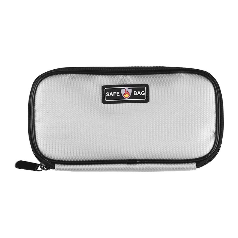 Fireproof Waterproof 700℃ Heat Insulation Collision Resistant Protection Organizer Bag Silver - Image 3