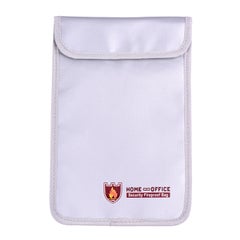Generic Double Zipper Fireproof Document Bag Silver  - Image 1