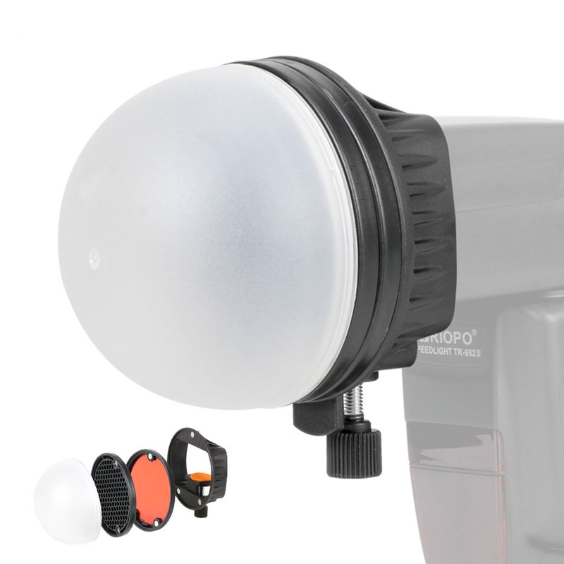 Generic Speedlite Flash Light Modifier Accessories Kit Black  - Image 3