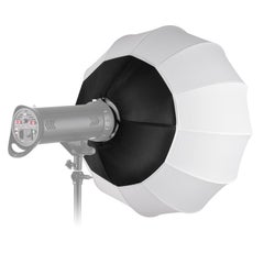 Generic Lantern Style Foldable Softbox Lighting Modifiers Round Shape Spherical 85cm White  - Image 3