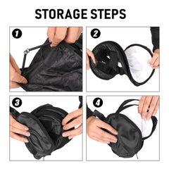 Generic Multifunctional 410mm Mini Portable Foldable Flash Diffuser Black  - Image 3