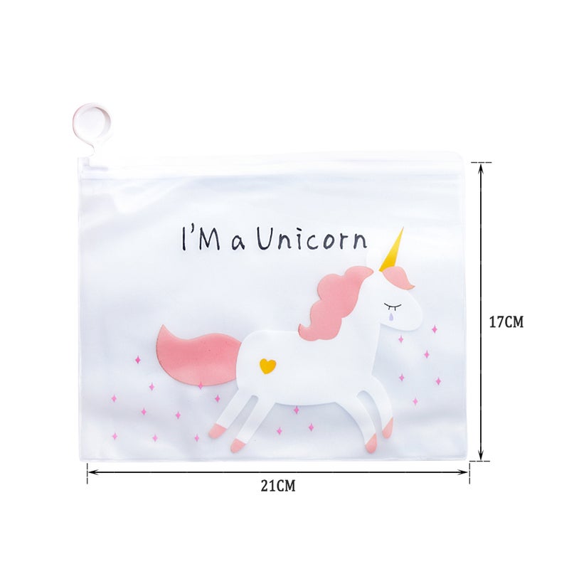 Cartoon PVC Transparent Pencil Case Multicolour - Image 4