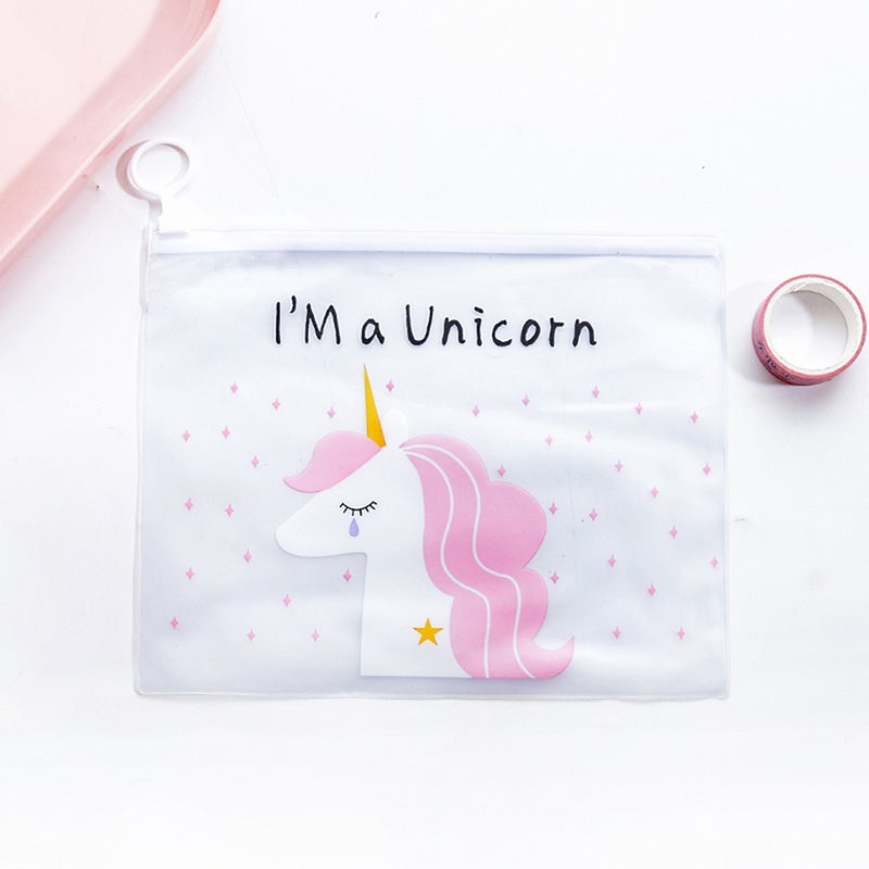Generic Cartoon PVC Transparent Pencil Case Multicolour  - Image 1