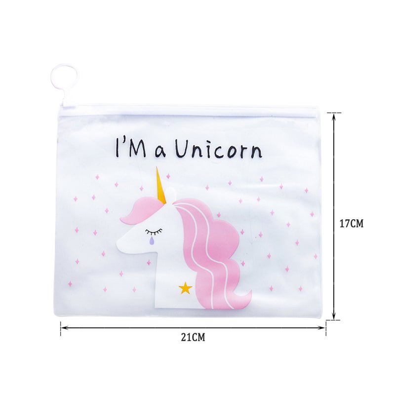 Generic Cartoon PVC Transparent Pencil Case Multicolour  - Image 2