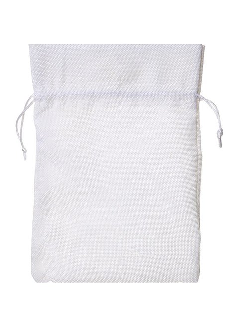 Drawstring Baby Shower Gift Bag White