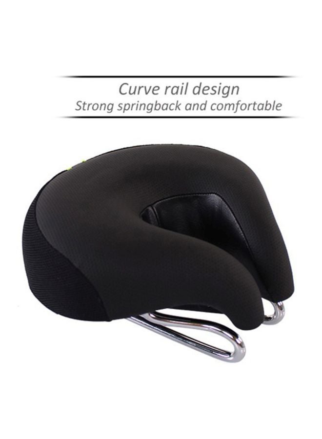 Generic - Curve Rail Shaped Bike Seat 19x16.5x9cm - Image 1