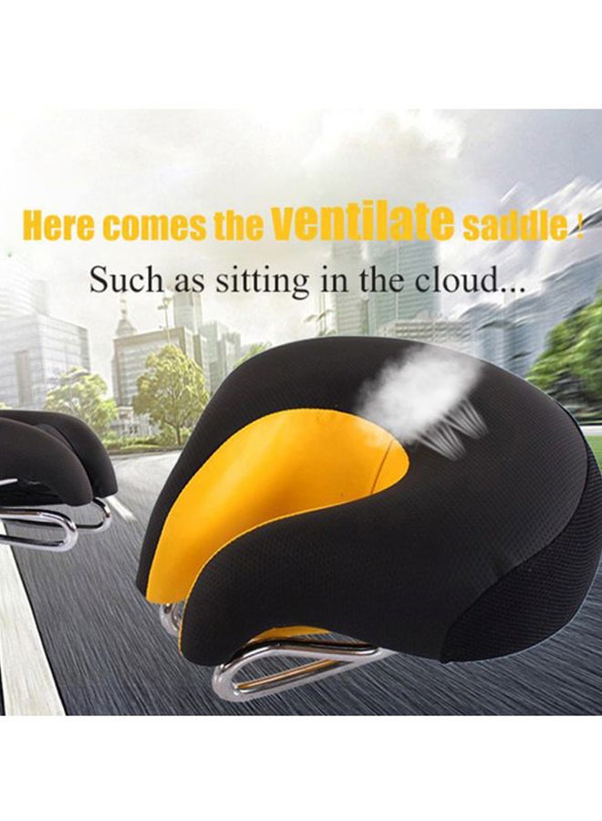 Generic - Curve Rail Shaped Bike Seat 19x16.5x9cm - Image 1