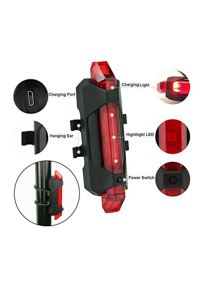 Generic - LED Rechargeable Bike Front Light 7.3x2.3x2.1cm - Image 1